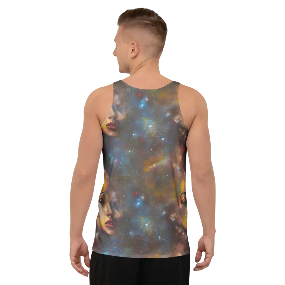 Gilded Galaxies on Men's Tank Top — Back