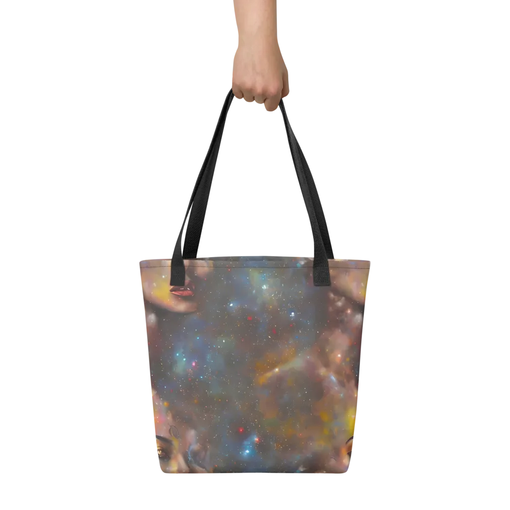 Gilded Galaxies on Tote Bag — Front