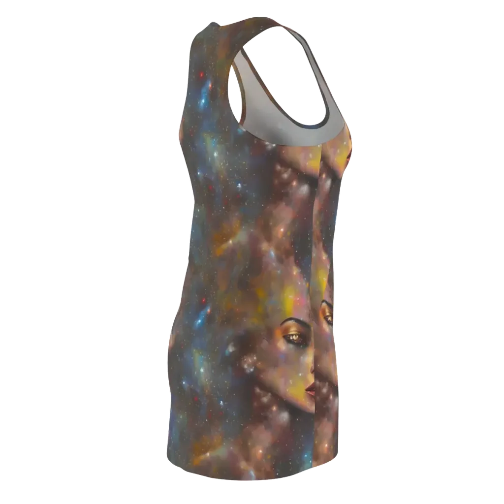 Gilded Galaxies on Racerback Dress — Back Side