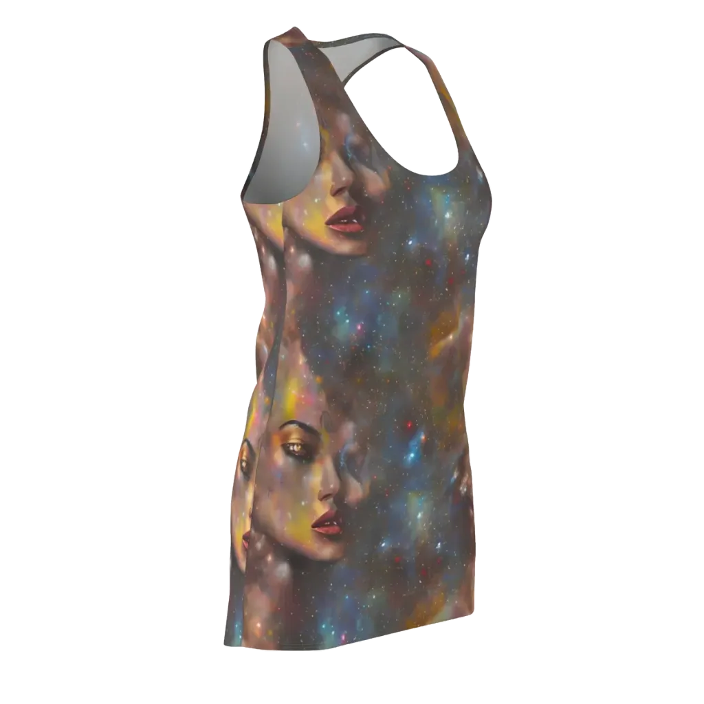 Gilded Galaxies on Racerback Dress — Front Side