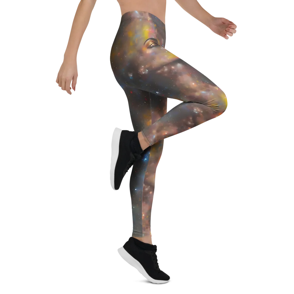 Gilded Galaxies on Leggings — Right