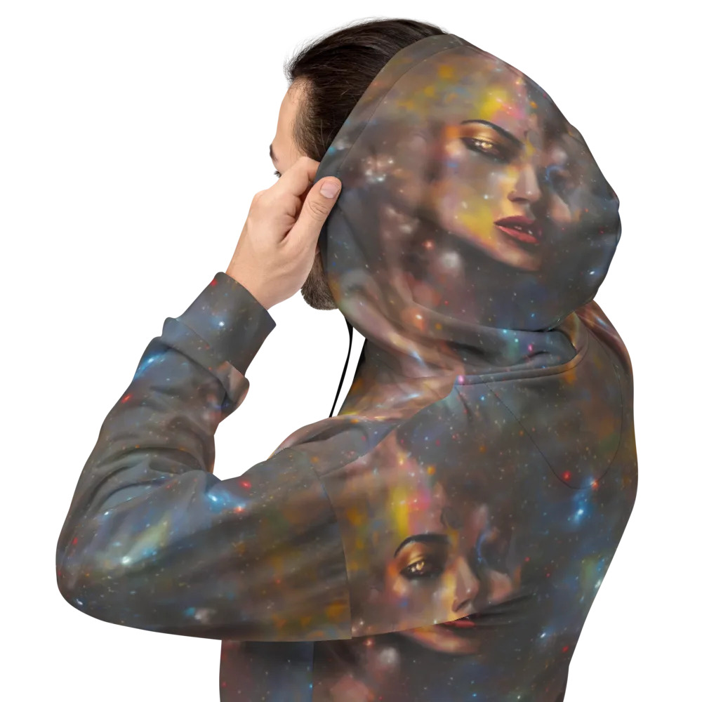 Gilded Galaxies on Hoodie — Back