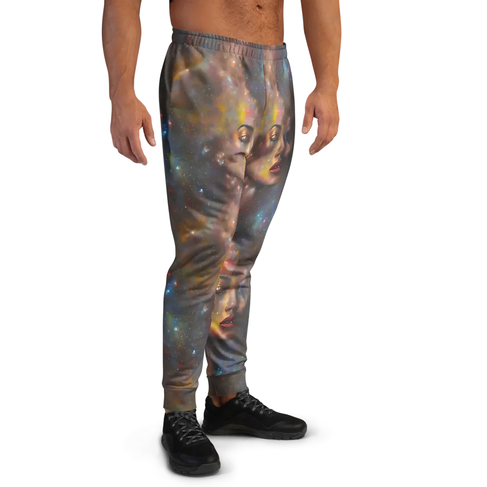 Gilded Galaxies on Men's Joggers — Right