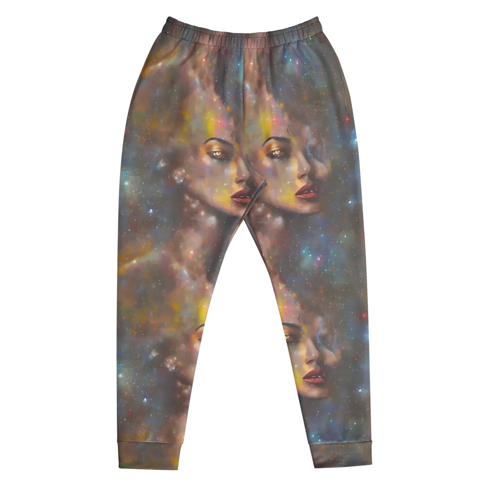 Gilded Galaxies on Men's Joggers — Front