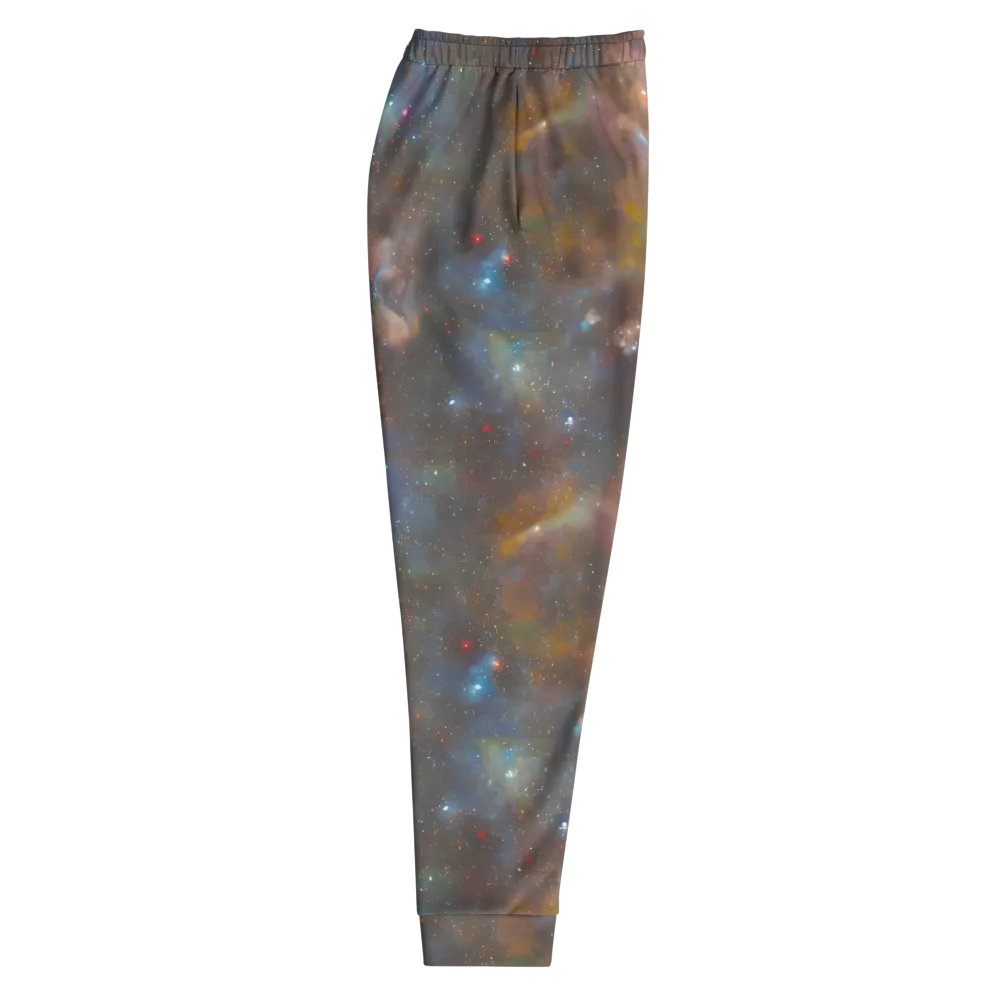 Gilded Galaxies on Men's Joggers — Right
