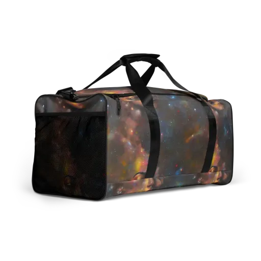 Gilded Galaxies on a Duffle Bag