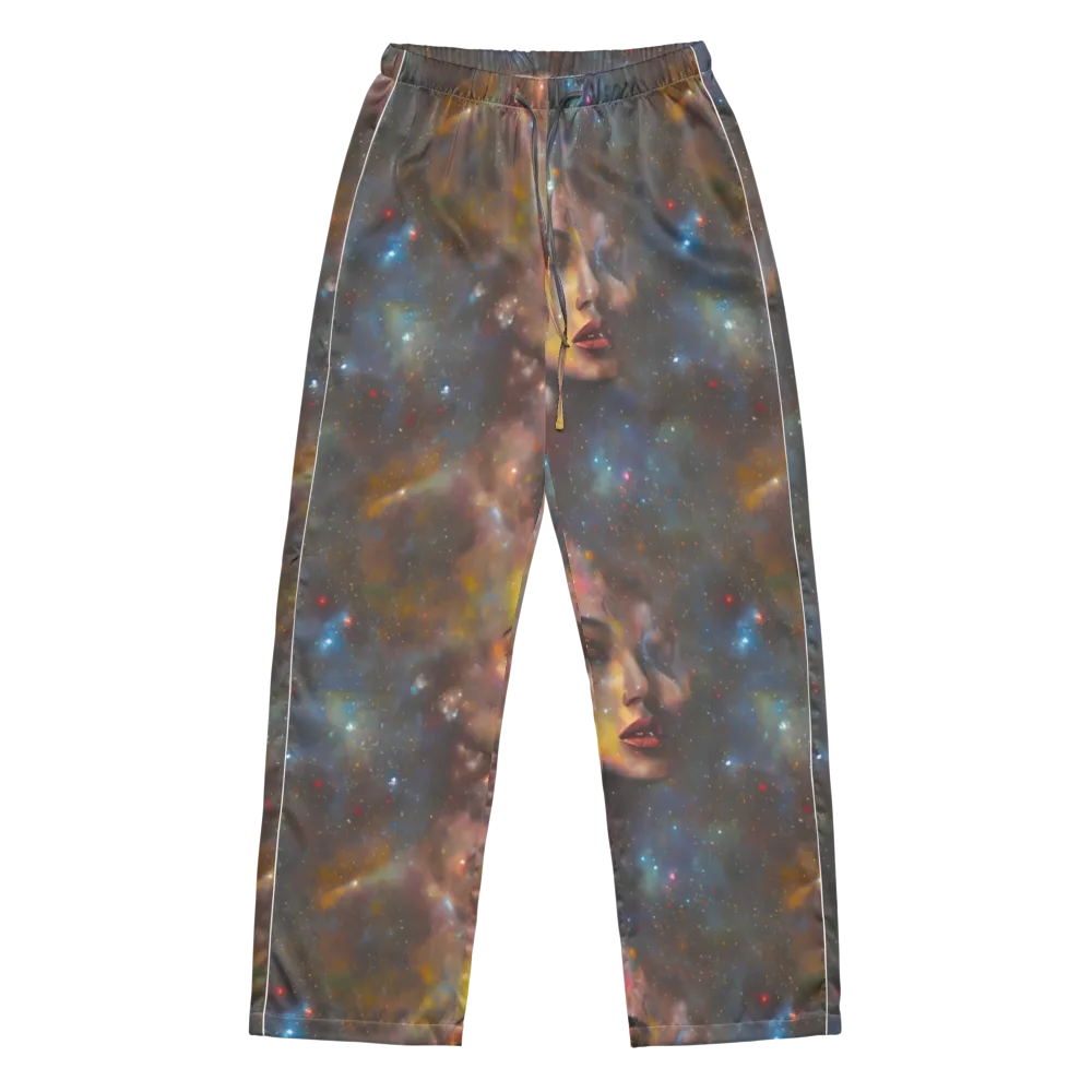 Gilded Galaxies on Women's Pajama Pants — Front