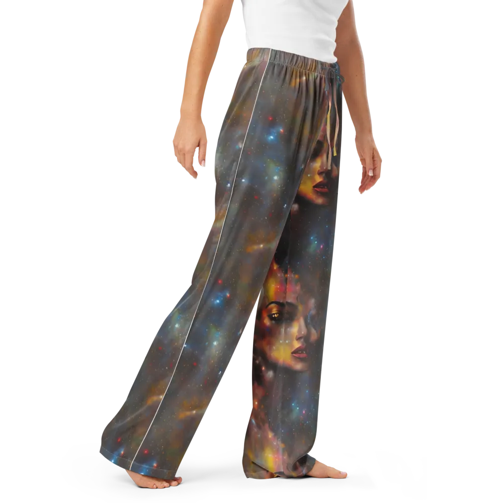 Gilded Galaxies on Women's Pajama Pants — Right Front