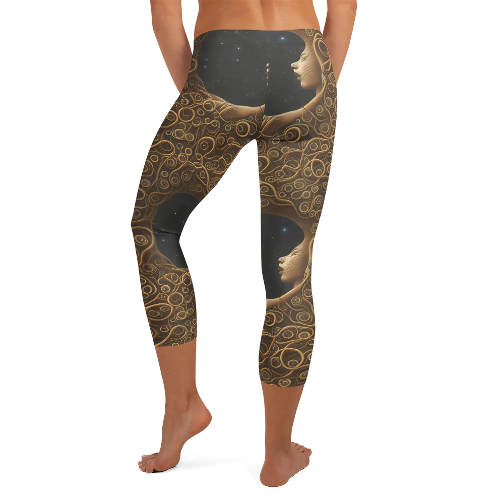 Ethereal Coils on Capri Leggings — Back