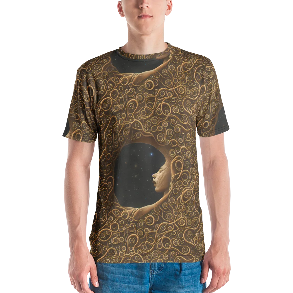 Ethereal Coils on Men's Crew Neck T-Shirt — Front