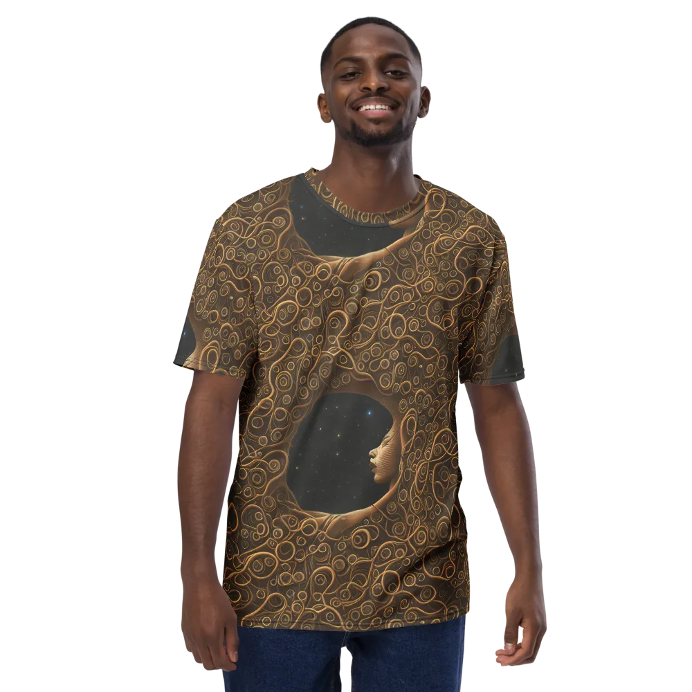 Ethereal Coils on Men's Crew Neck T-Shirt — Front
