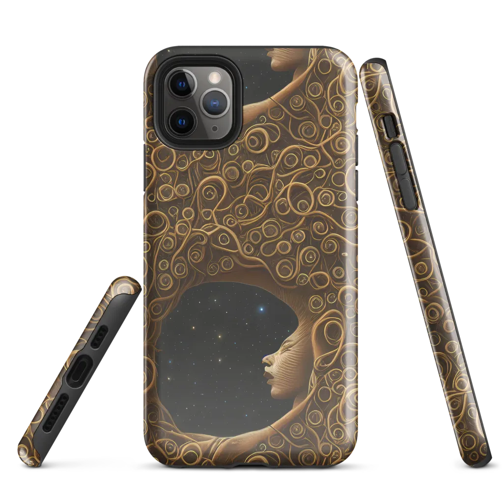 Ethereal Coils on Tough Case for iPhone® — Front