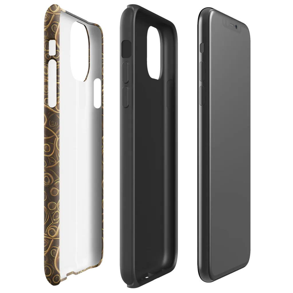 Ethereal Coils on Tough Case for iPhone® — Right