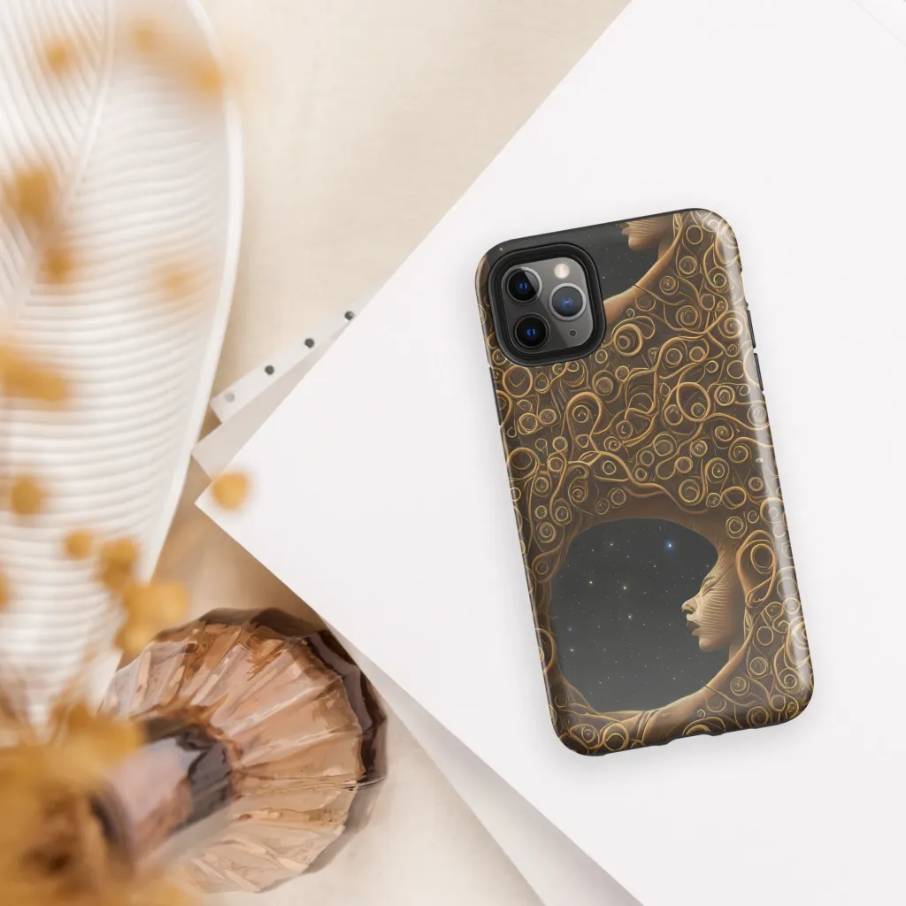 Ethereal Coils on Tough Case for iPhone® — Front