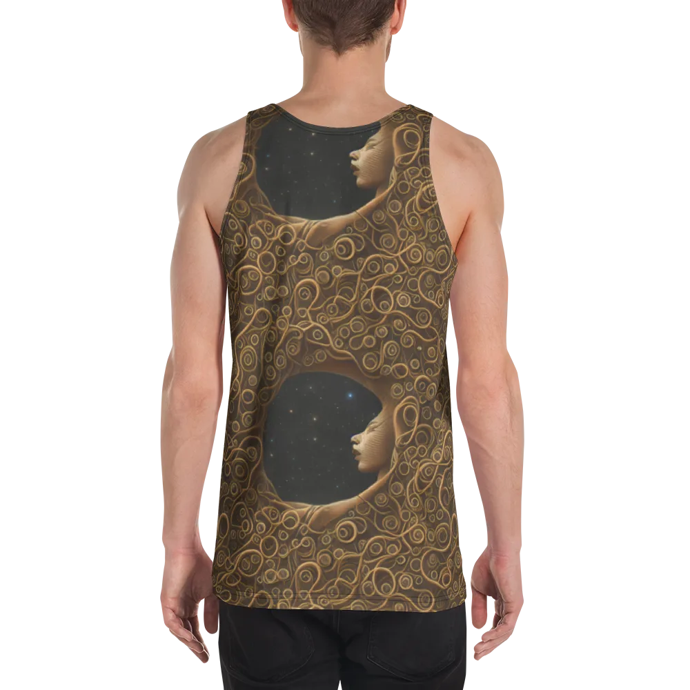 Ethereal Coils on Men's Tank Top — Back