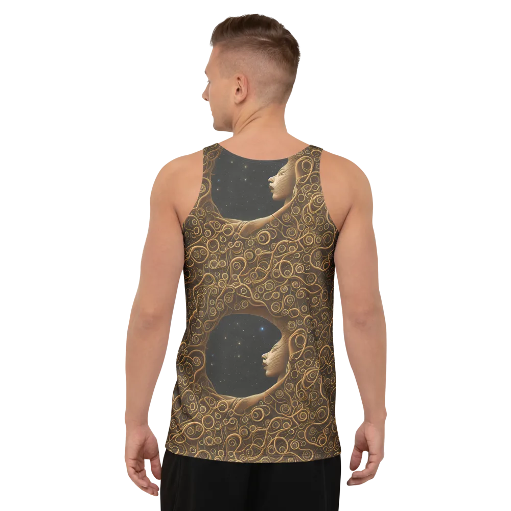 Ethereal Coils on Men's Tank Top — Back