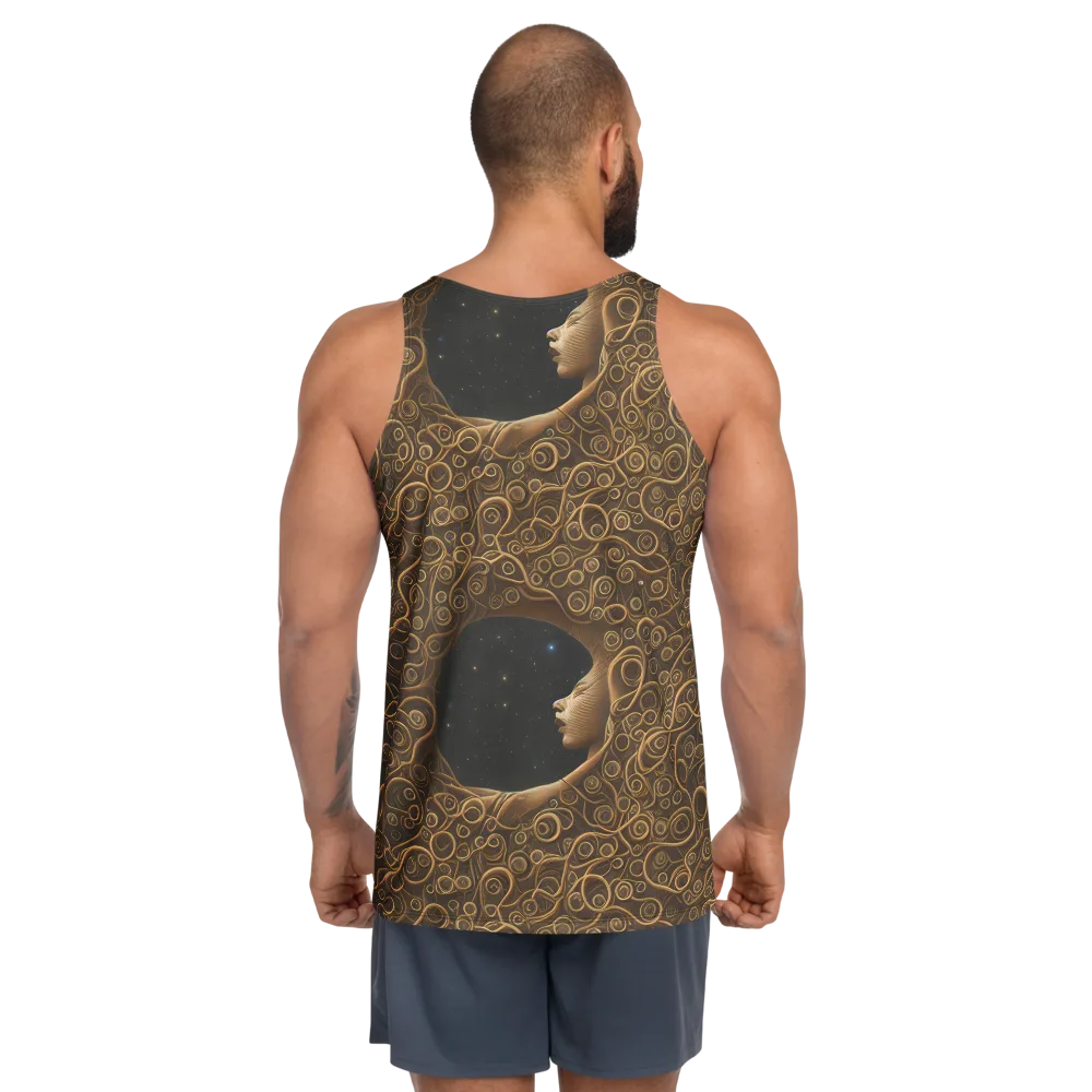 Ethereal Coils on Men's Tank Top — Back