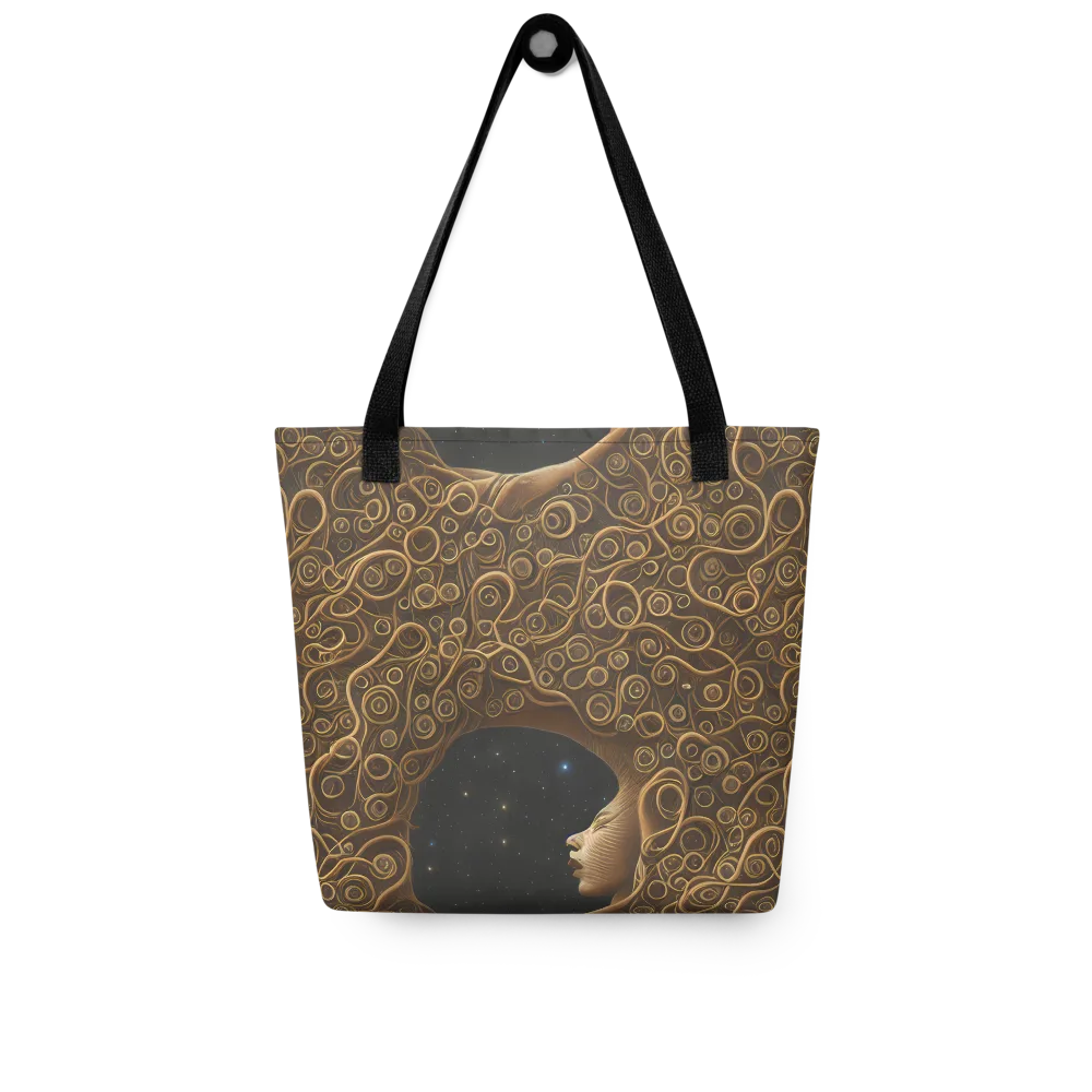 Ethereal Coils on Tote Bag — Front