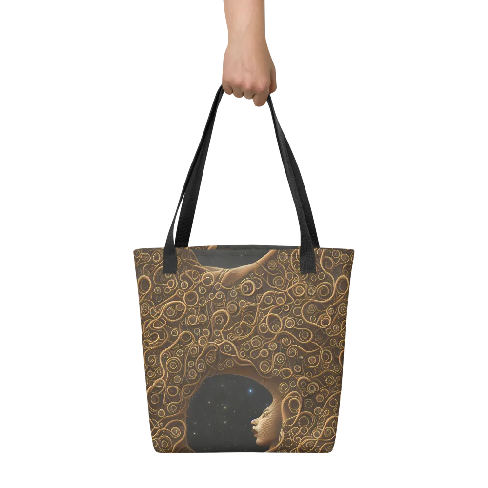Ethereal Coils on Tote Bag — Front