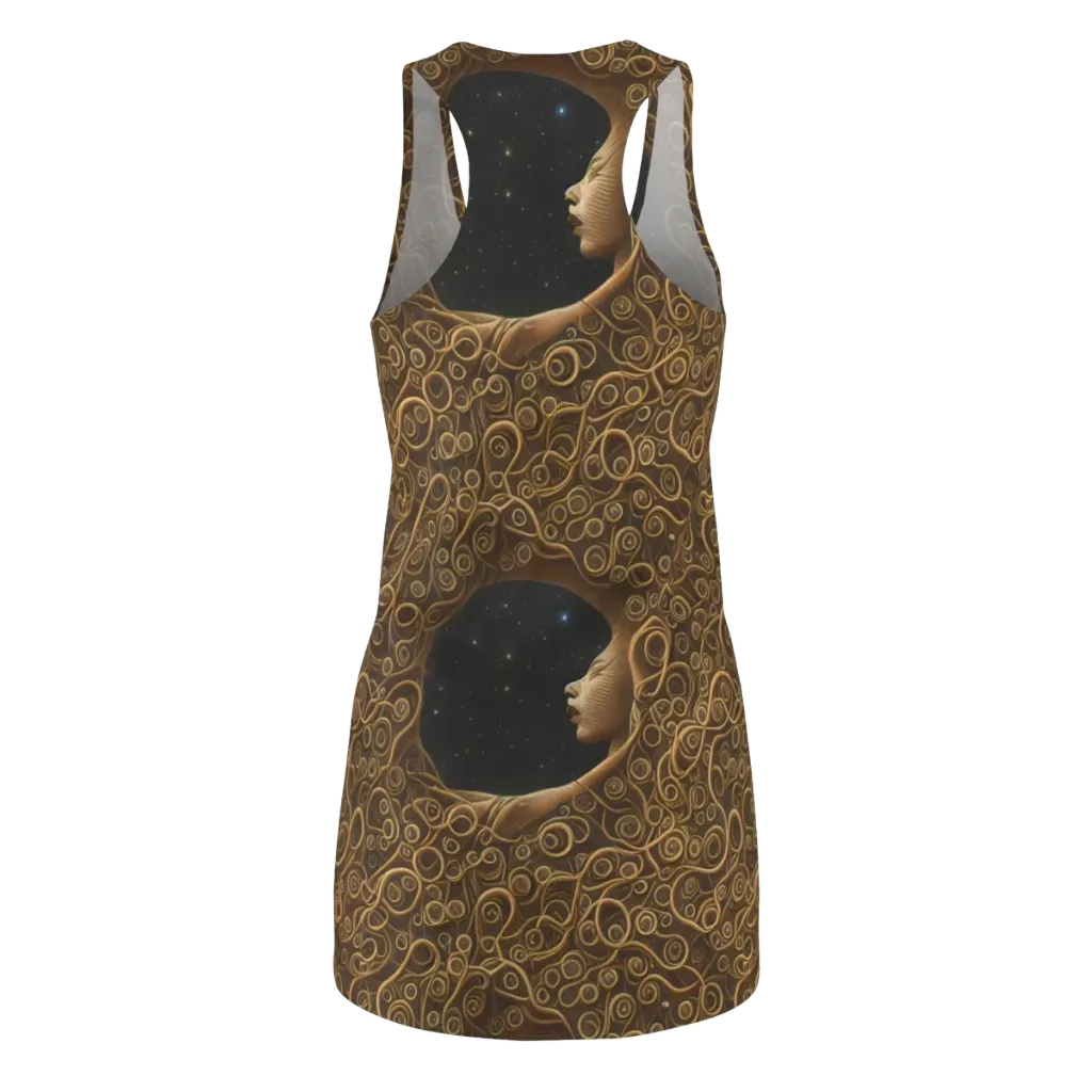 Ethereal Coils on Racerback Dress — Back