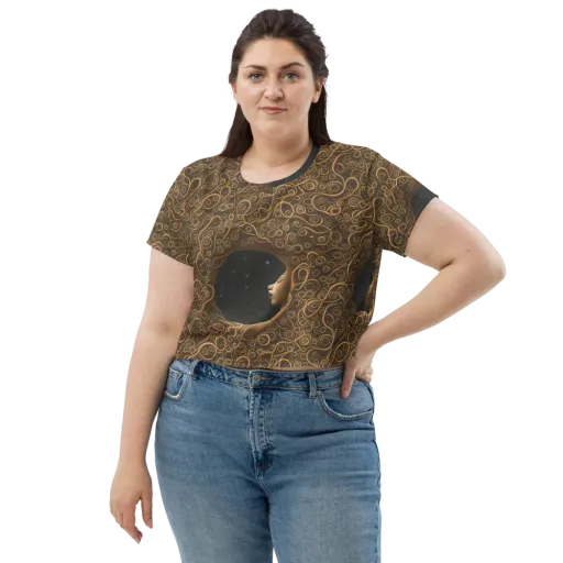 Ethereal Coils on a Crop Tee