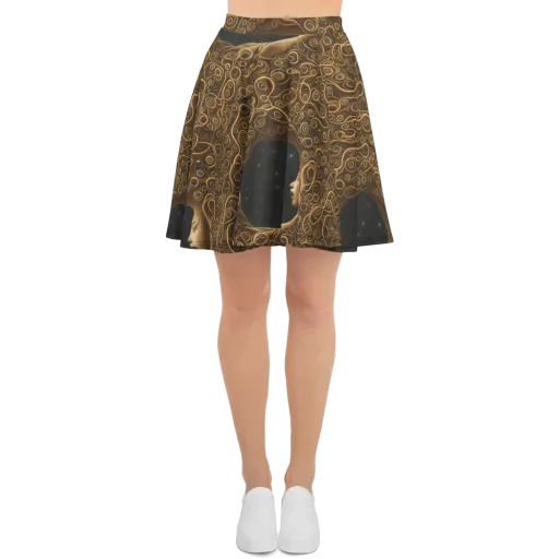Ethereal Coils on a Skater Skirt