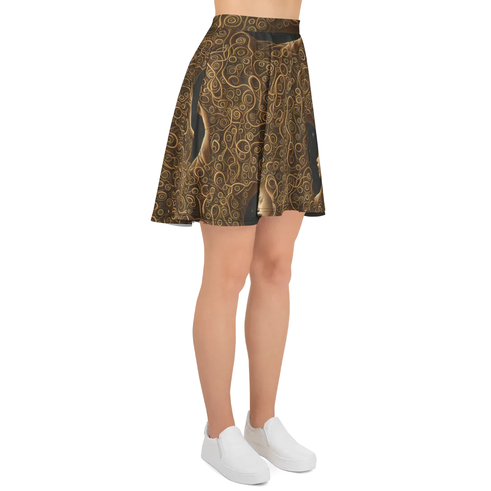 Ethereal Coils on Skater Skirt — Right
