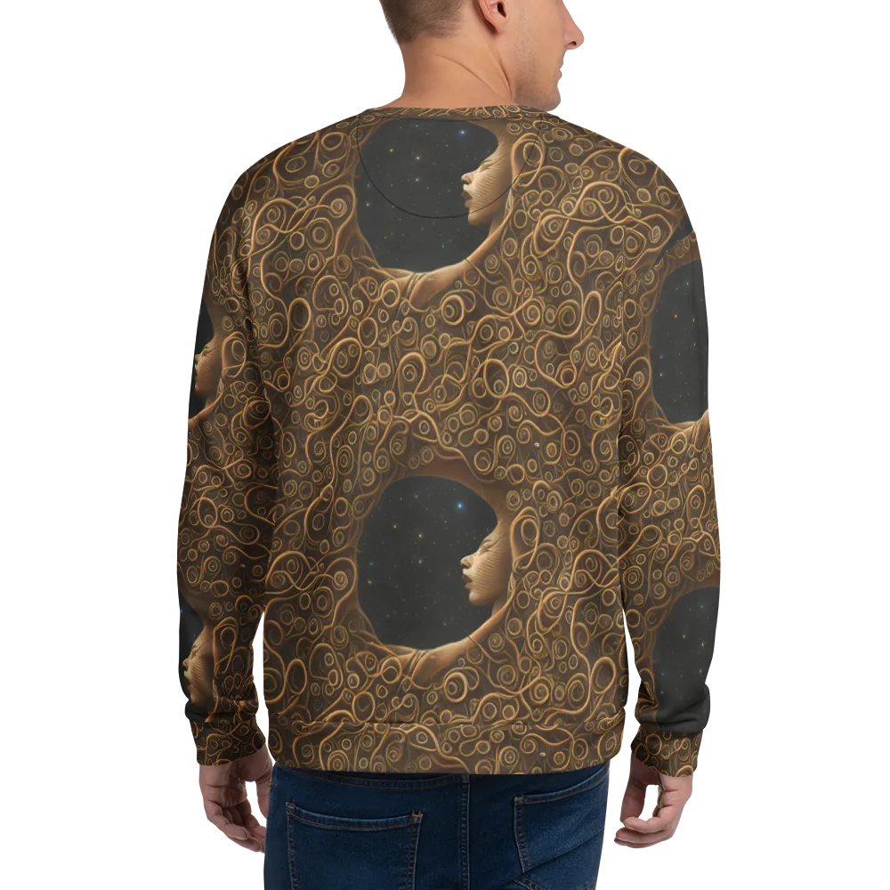Ethereal Coils on Sweatshirt — Back