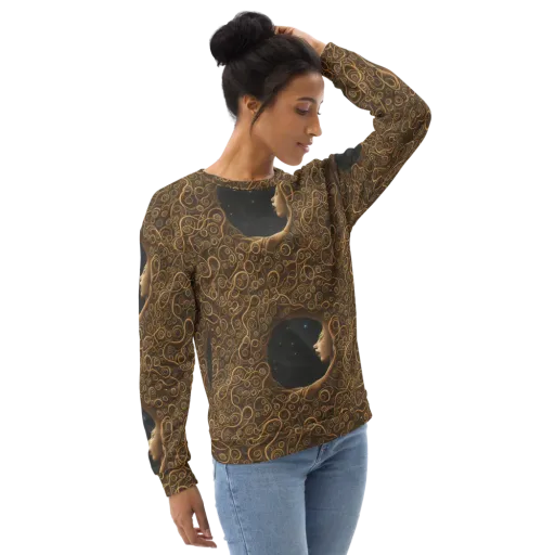 Ethereal Coils on a Sweatshirt
