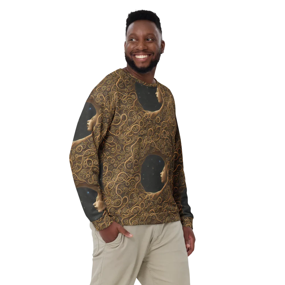 Ethereal Coils on Sweatshirt — Front
