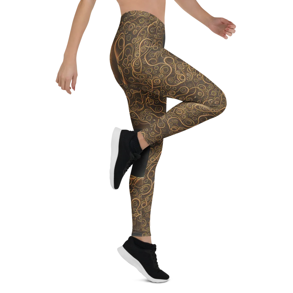 Ethereal Coils on Leggings — Right