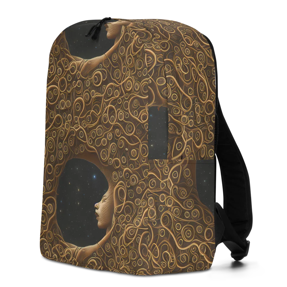 Ethereal Coils on Minimalist Backpack — Left