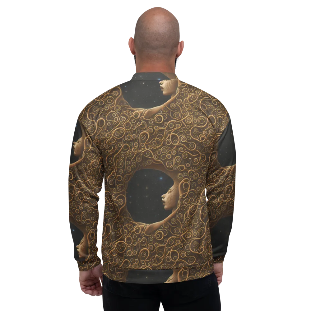 Ethereal Coils on Bomber Jacket — Back