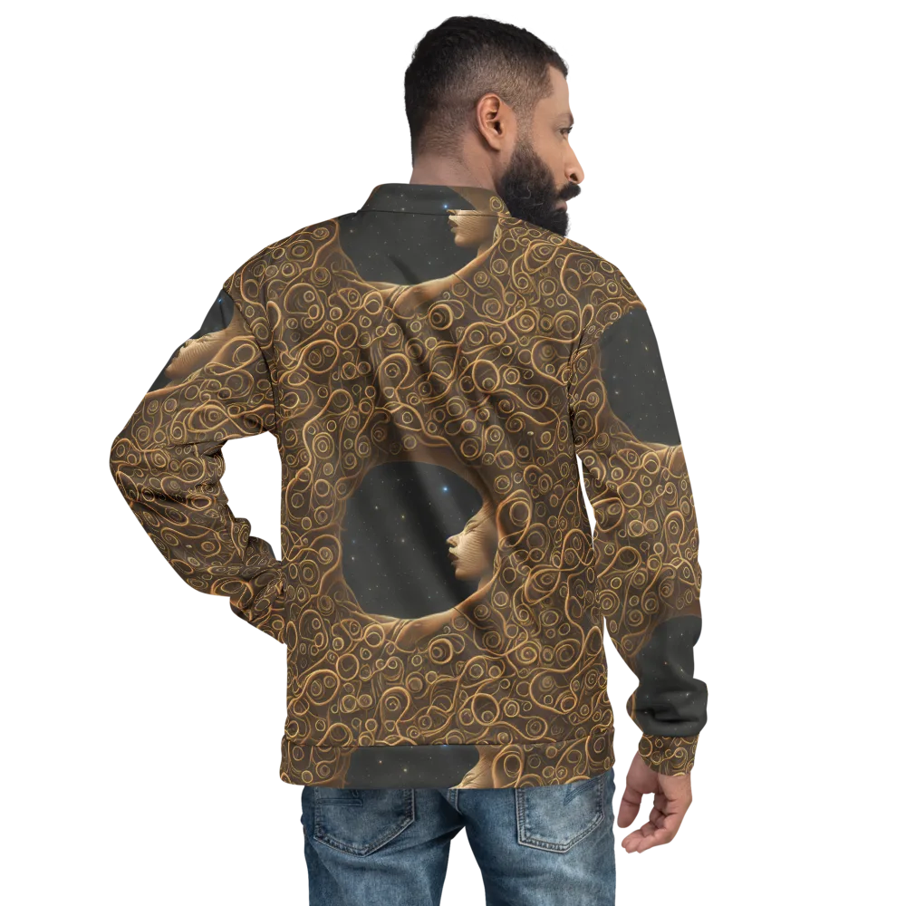 Ethereal Coils on Bomber Jacket — Back