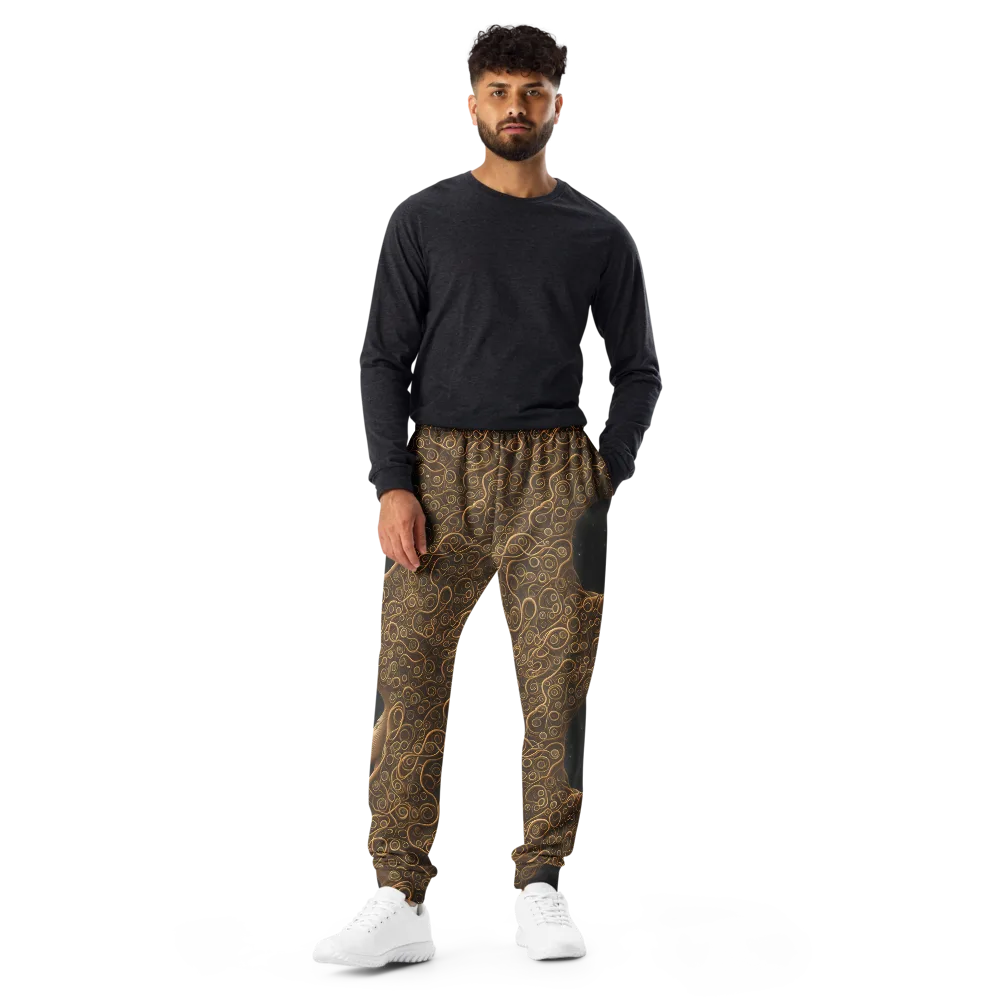 Ethereal Coils on Men's Joggers — Front