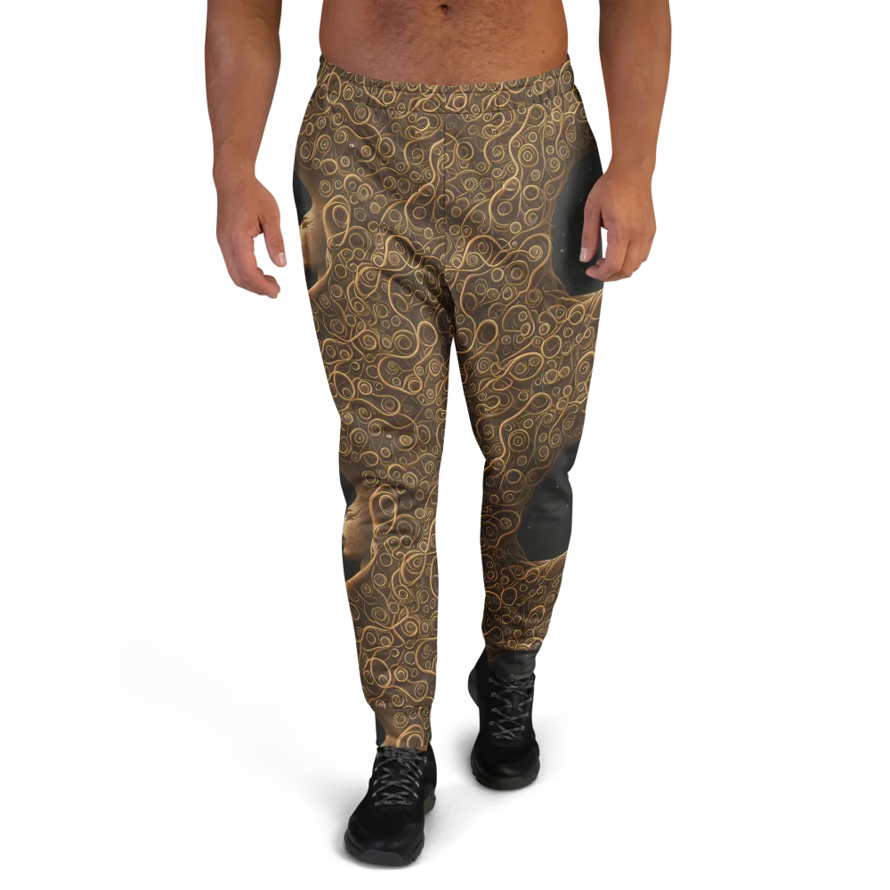 Ethereal Coils on Men's Joggers — Front