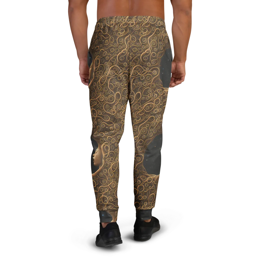 Ethereal Coils on Men's Joggers — Back