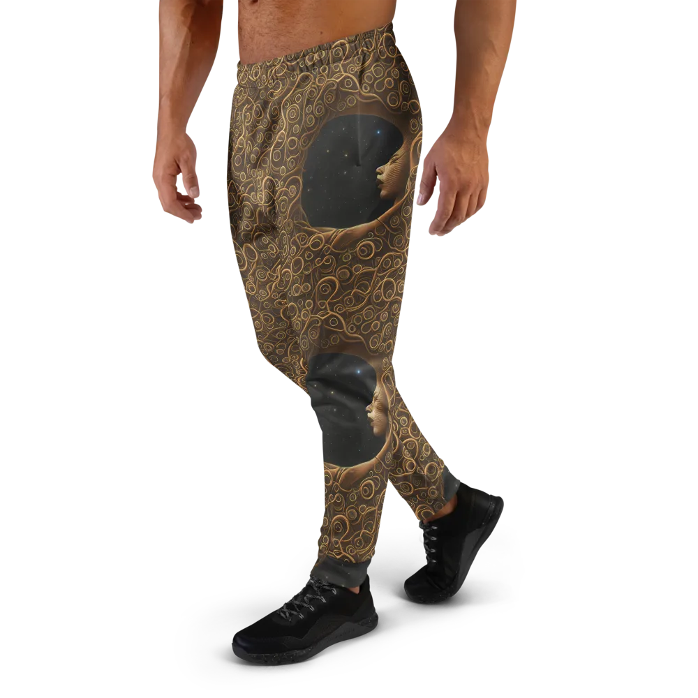 Ethereal Coils on Men's Joggers — Left