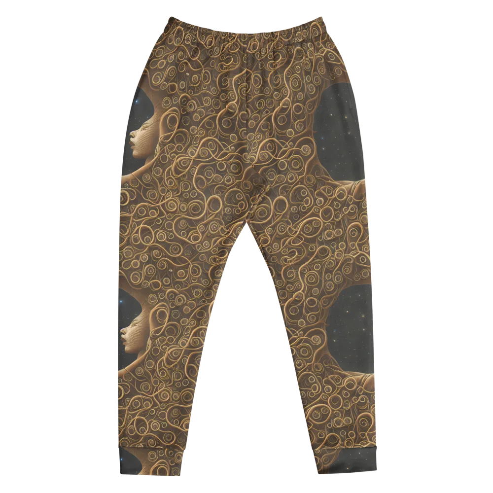 Ethereal Coils on Men's Joggers — Front