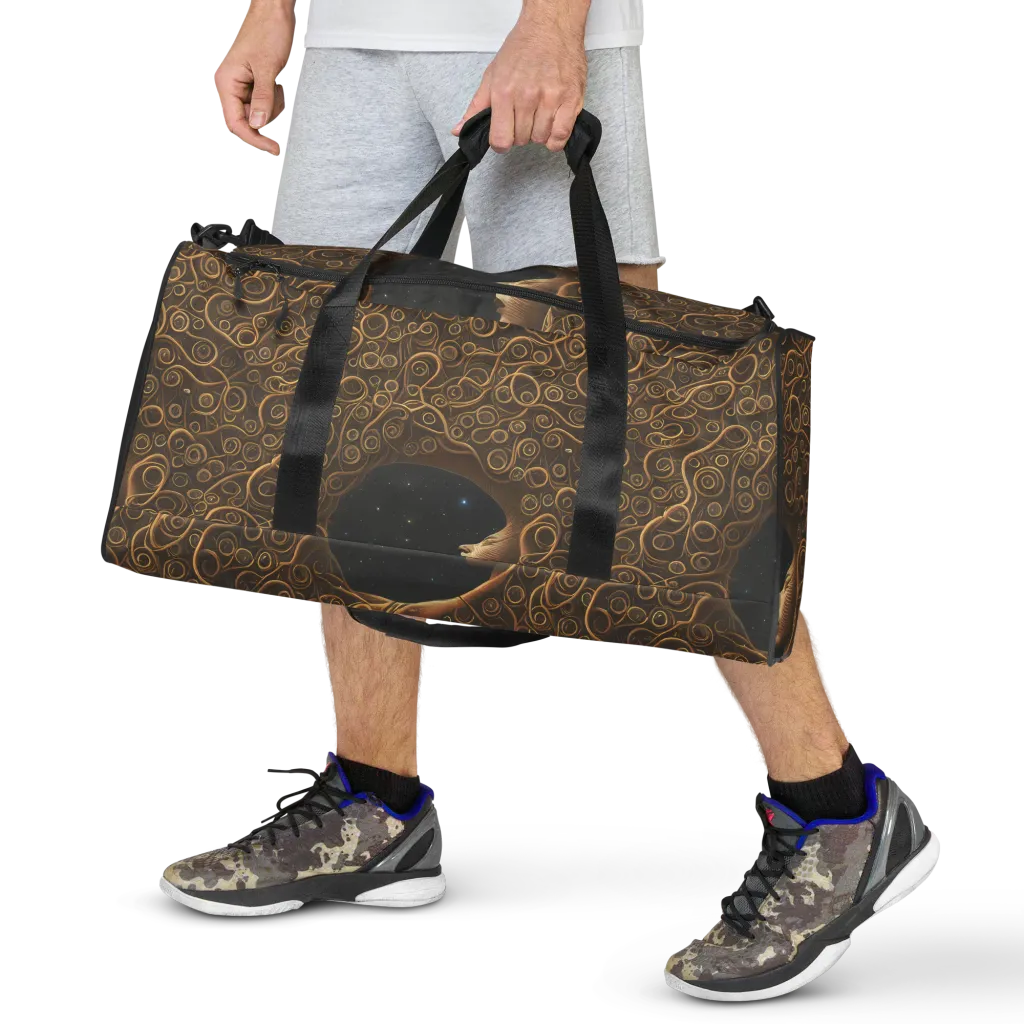 Ethereal Coils on Duffle Bag — Front