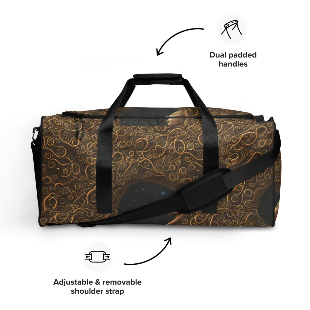 Ethereal Coils on Duffle Bag — Front
