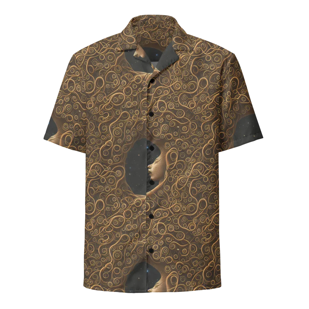 Ethereal Coils on Button Shirt — Front