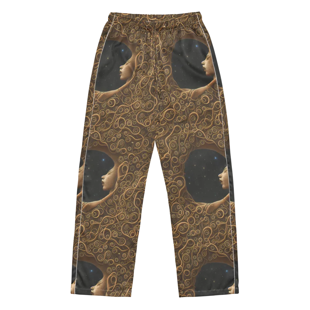 Ethereal Coils on Women's Pajama Pants — Front