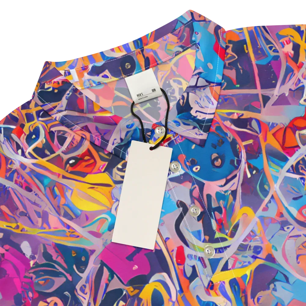Vibrant Fusion on Men's Slim Fit Polo Shirt — Product details