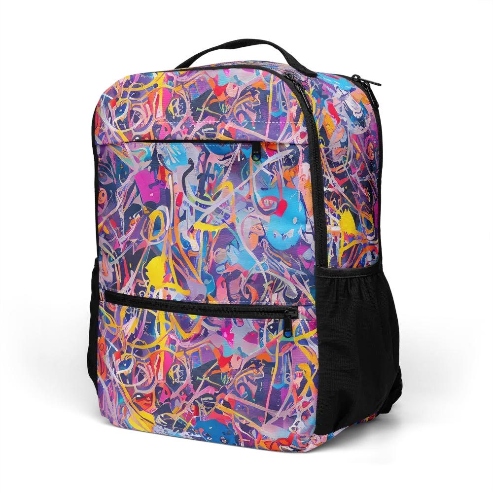 Vibrant Fusion on Utility Backpack — Left Front