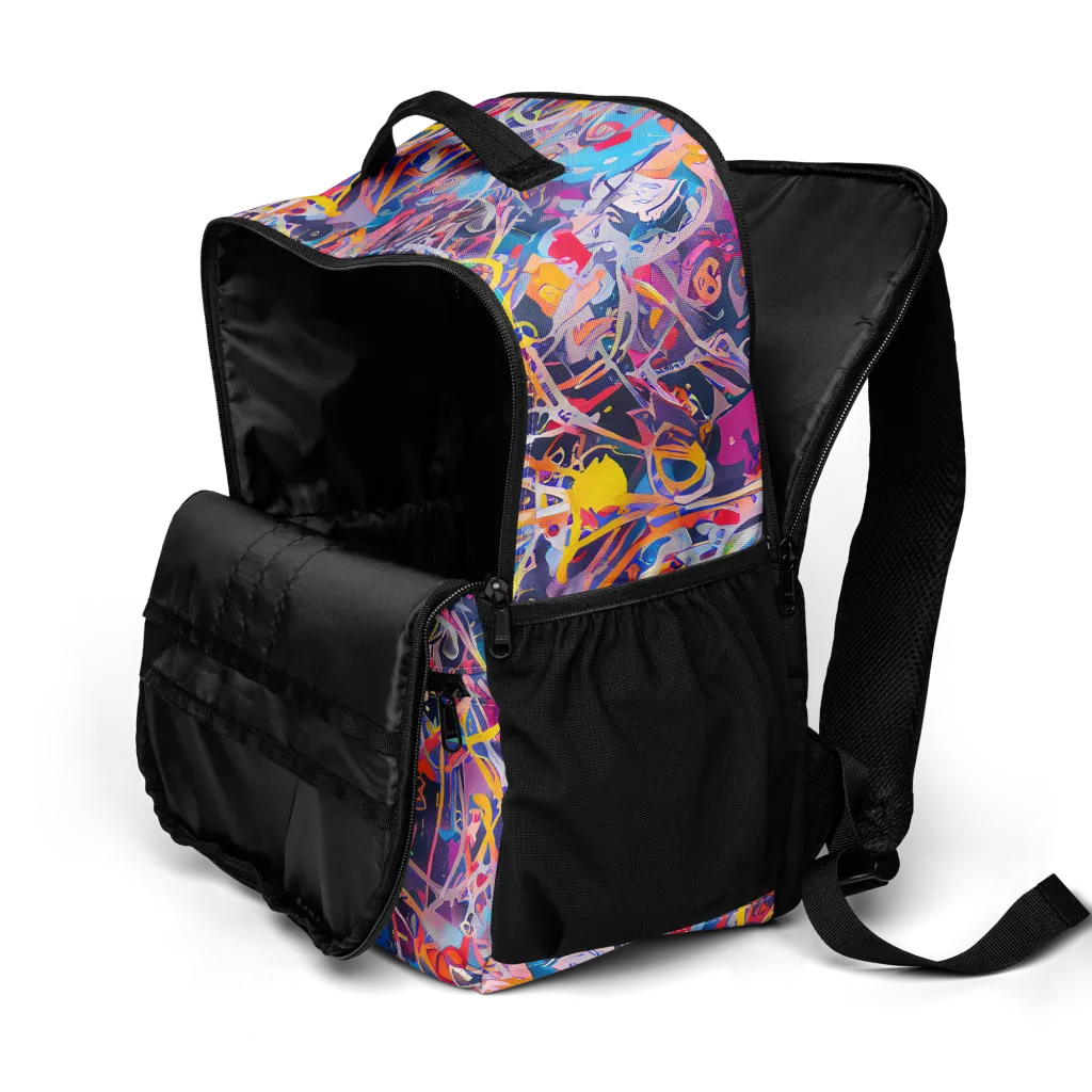 Vibrant Fusion on Utility Backpack — Product details 2