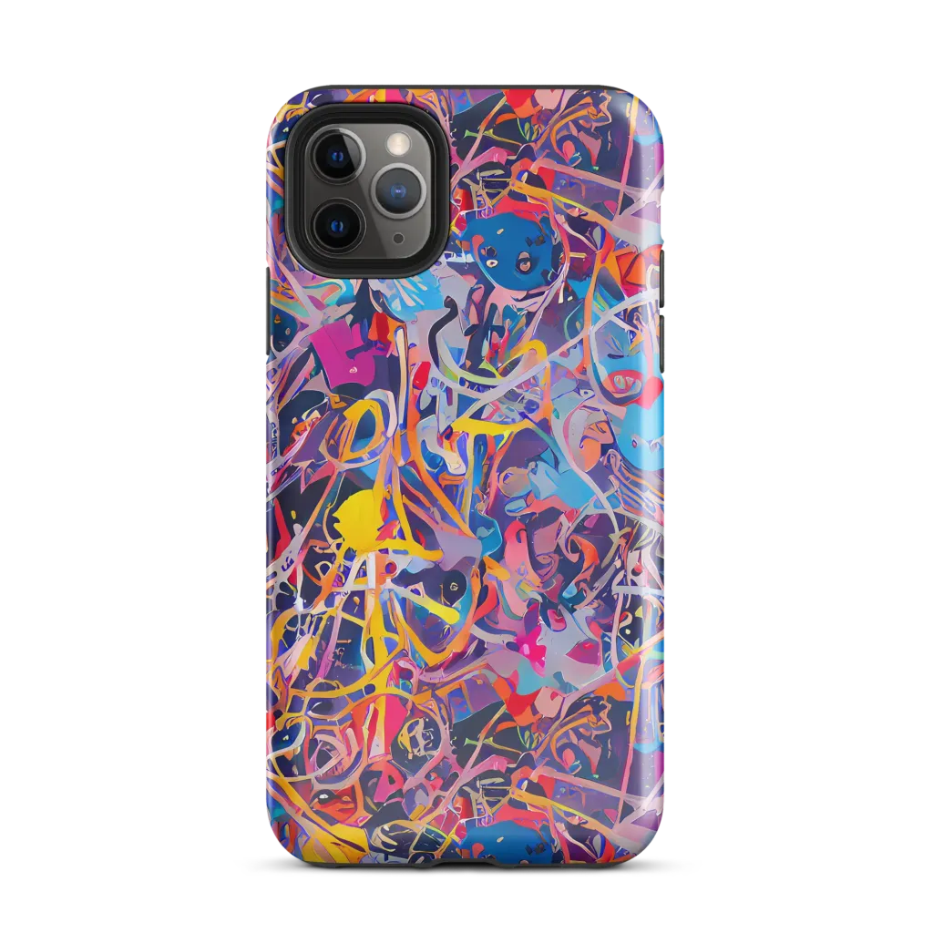 Vibrant Fusion on Tough Case for iPhone® — Front
