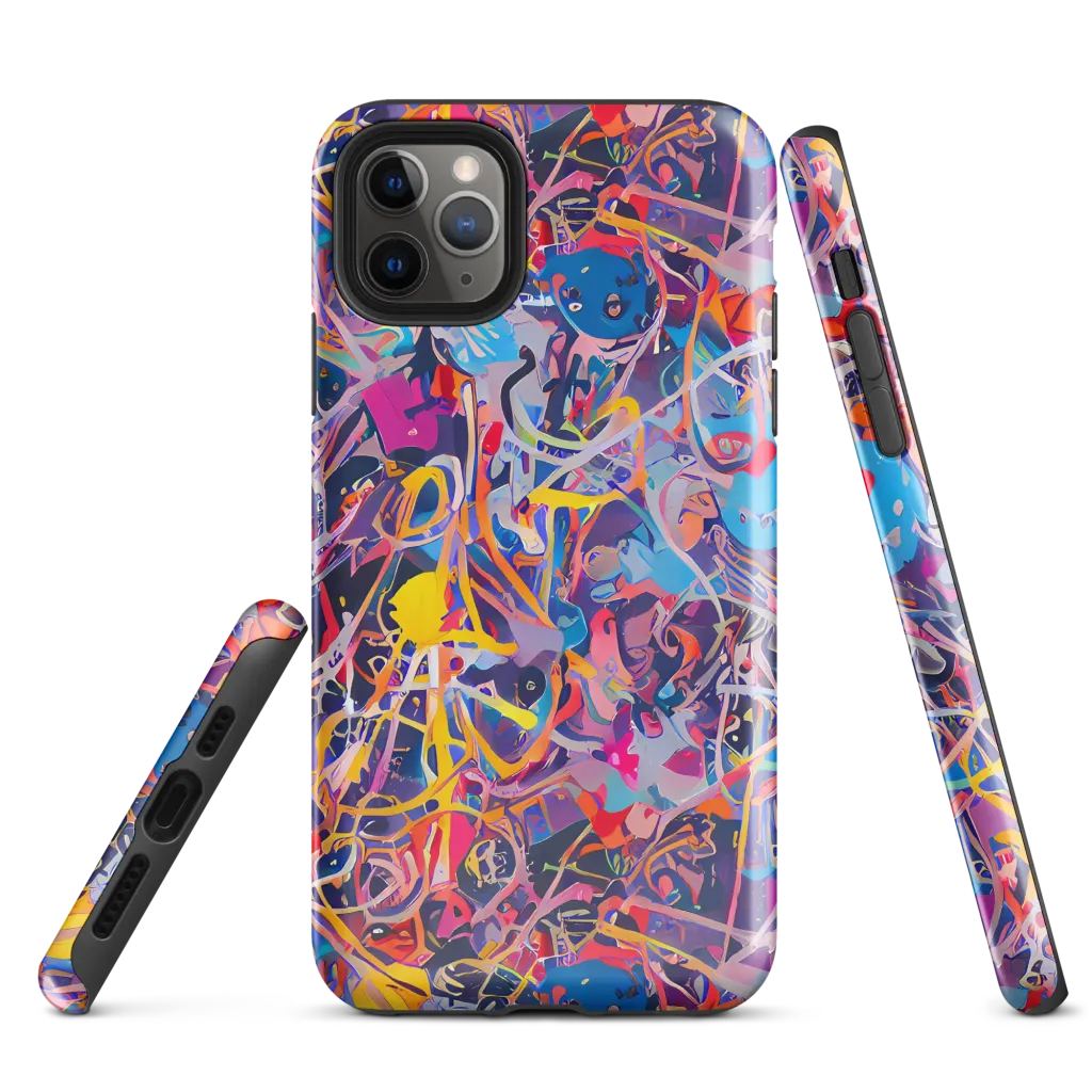 Vibrant Fusion on Tough Case for iPhone® — Front