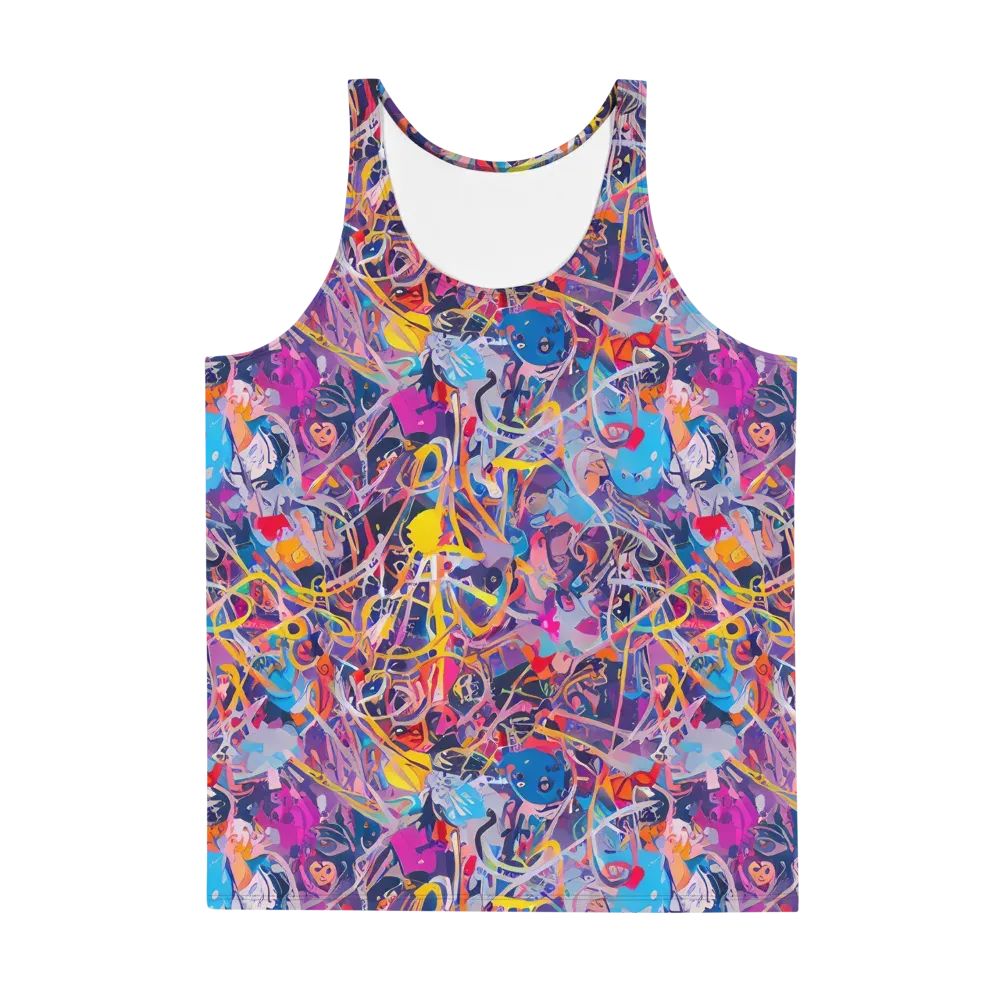 Vibrant Fusion on Men's Tank Top — Front