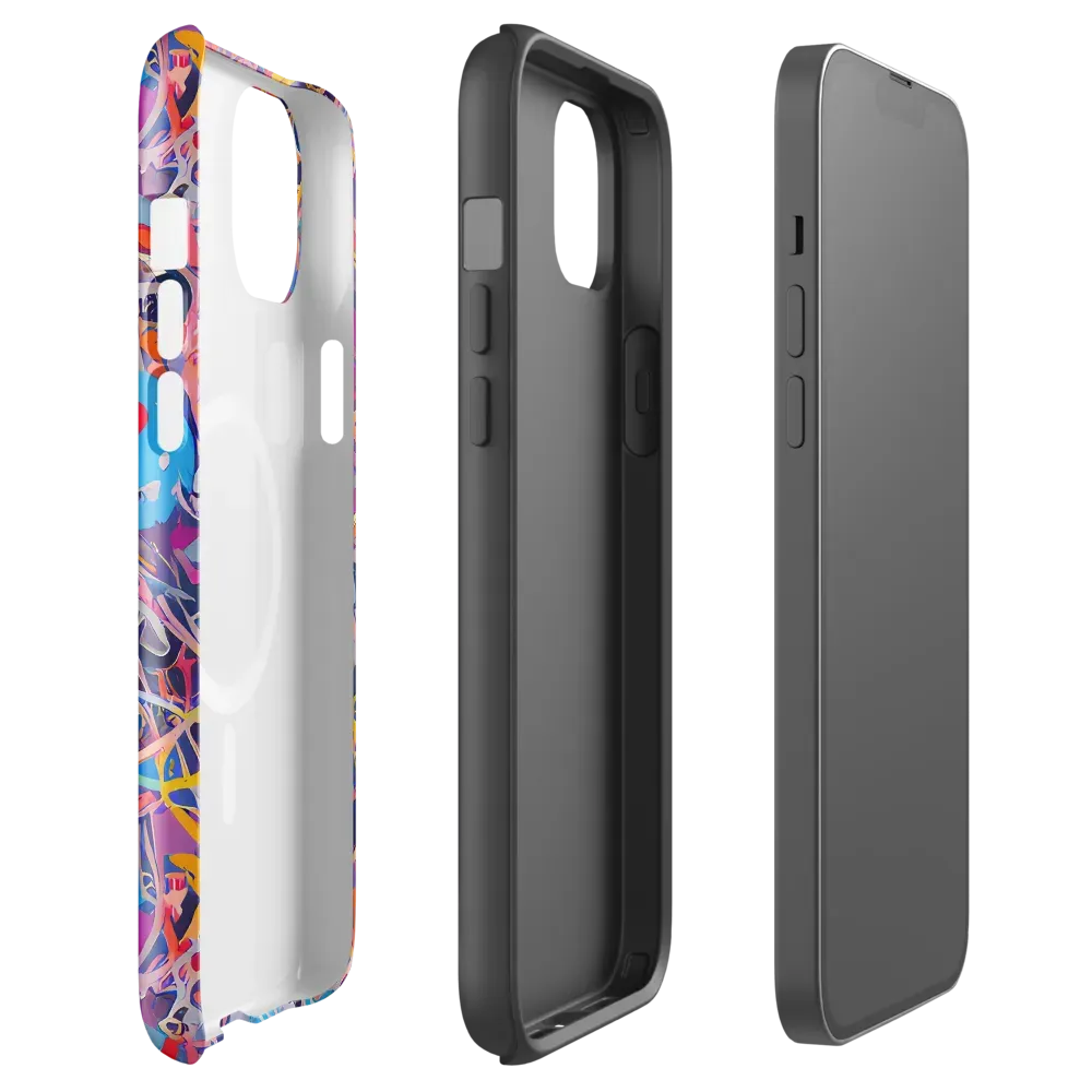 Vibrant Fusion on MagSafe Tough Case for iPhone® — Front